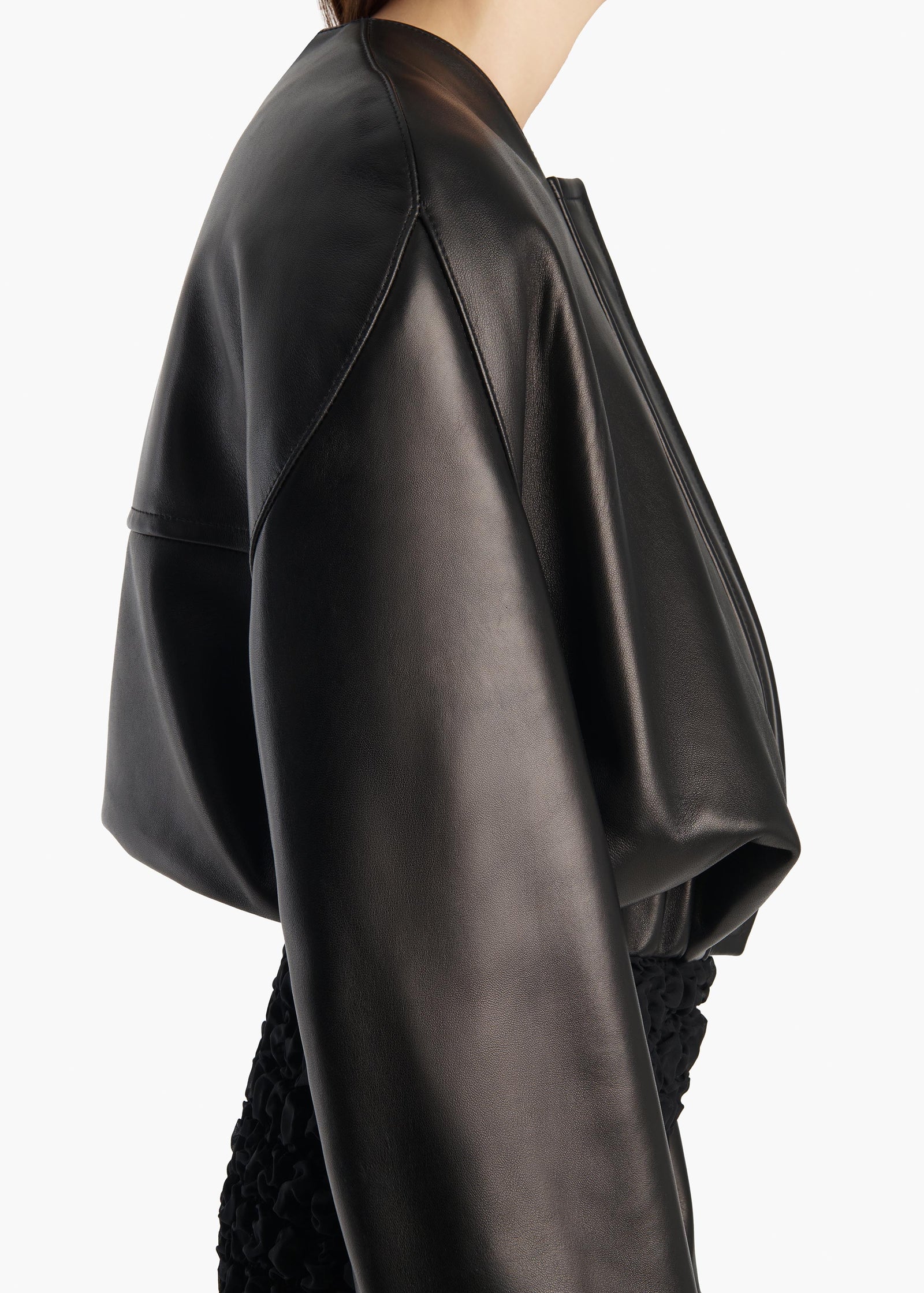 Cordan Jacket in Black Leather