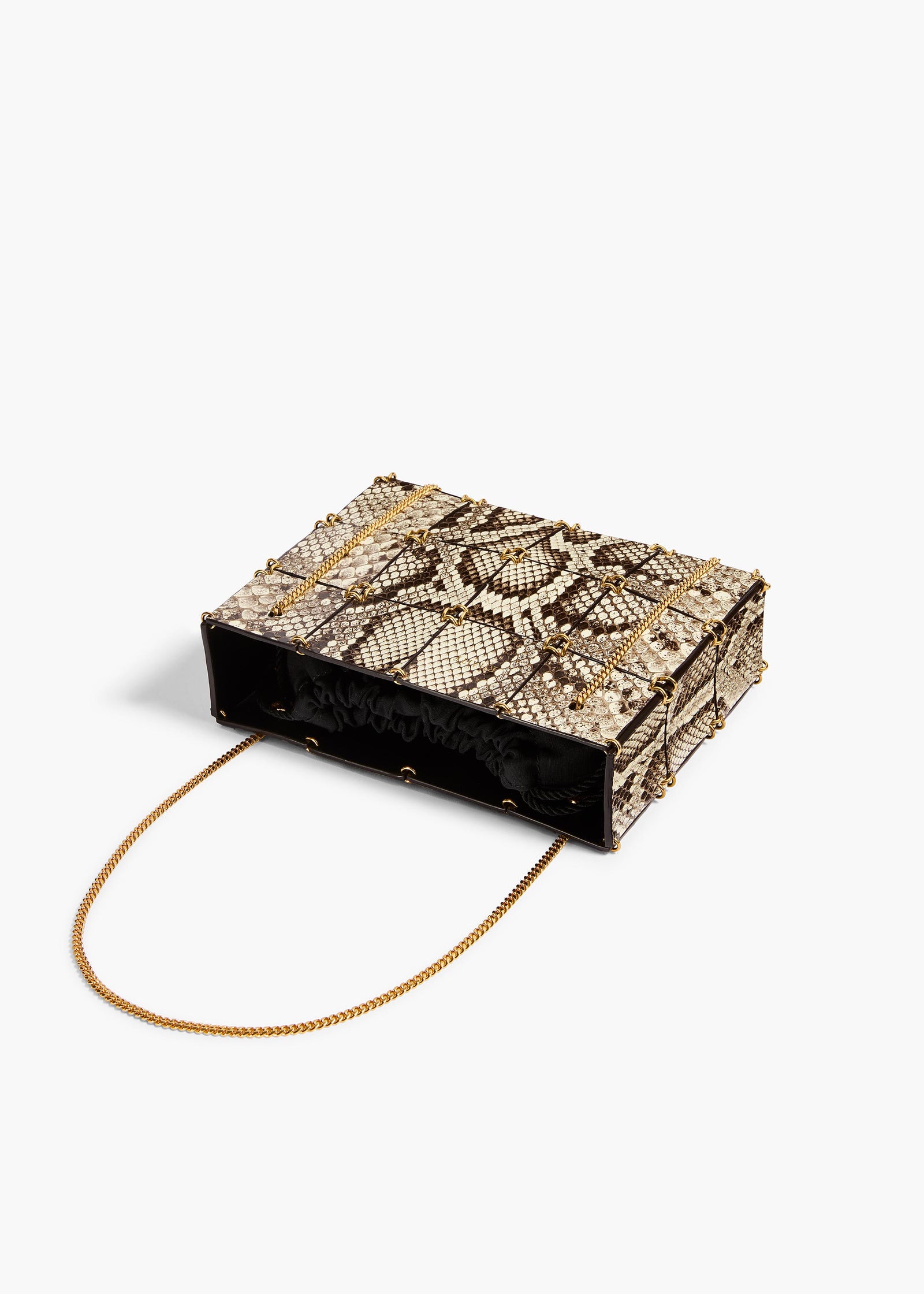 Mini Emma Bag in Natural Python