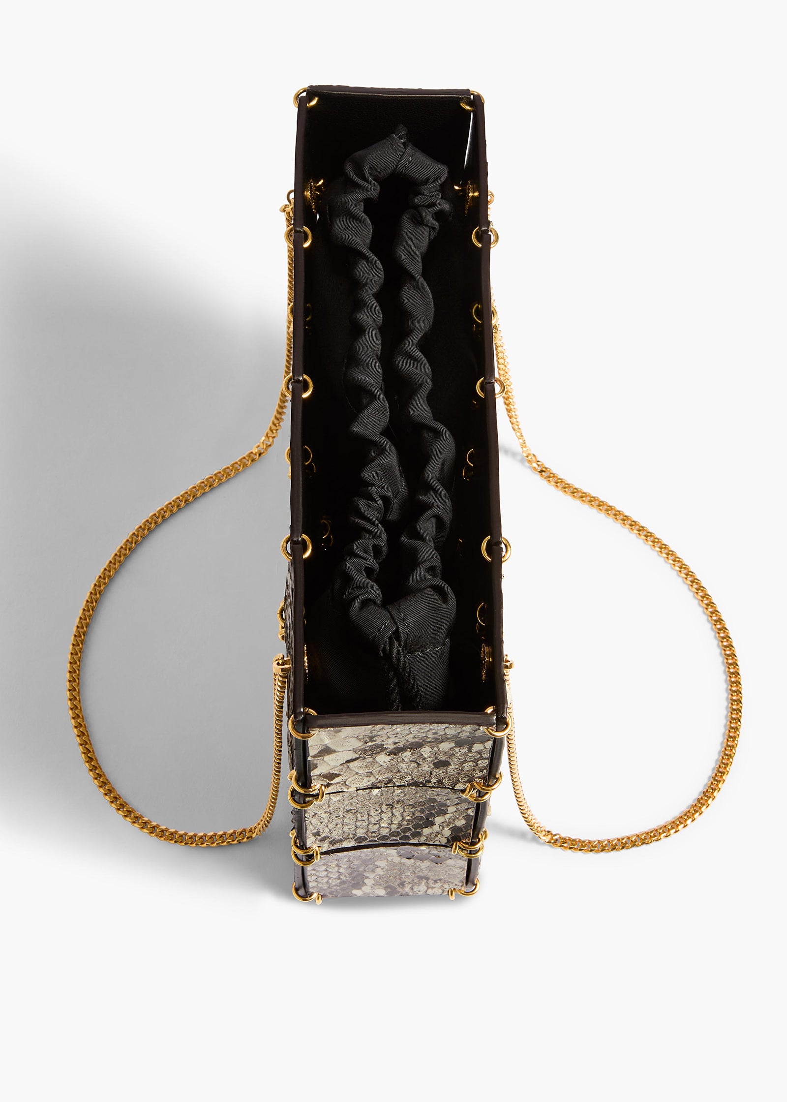 Mini Emma Bag in Natural Python