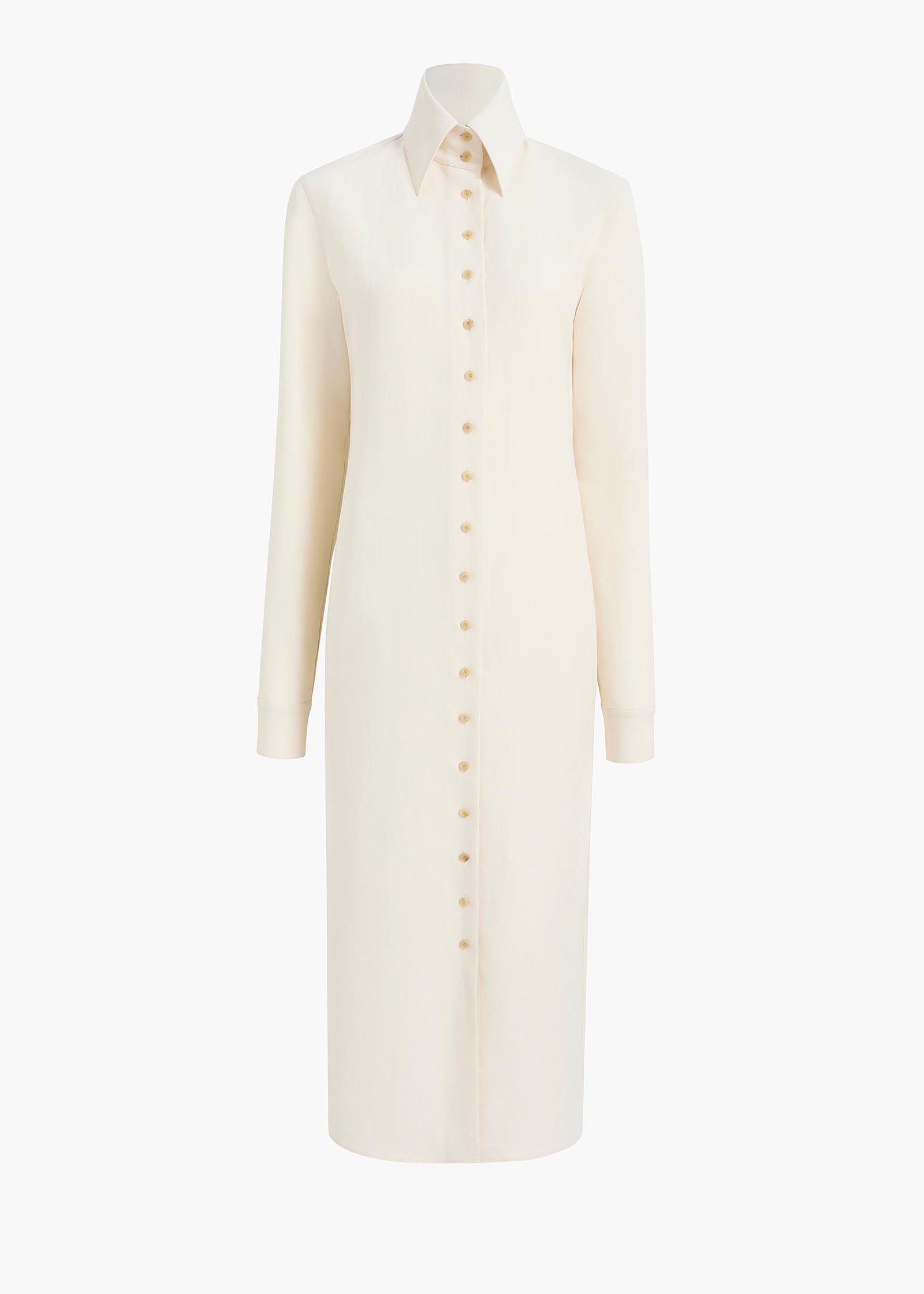 IVANNA DRESS CREAM LINEN 5643232 103 GHOST