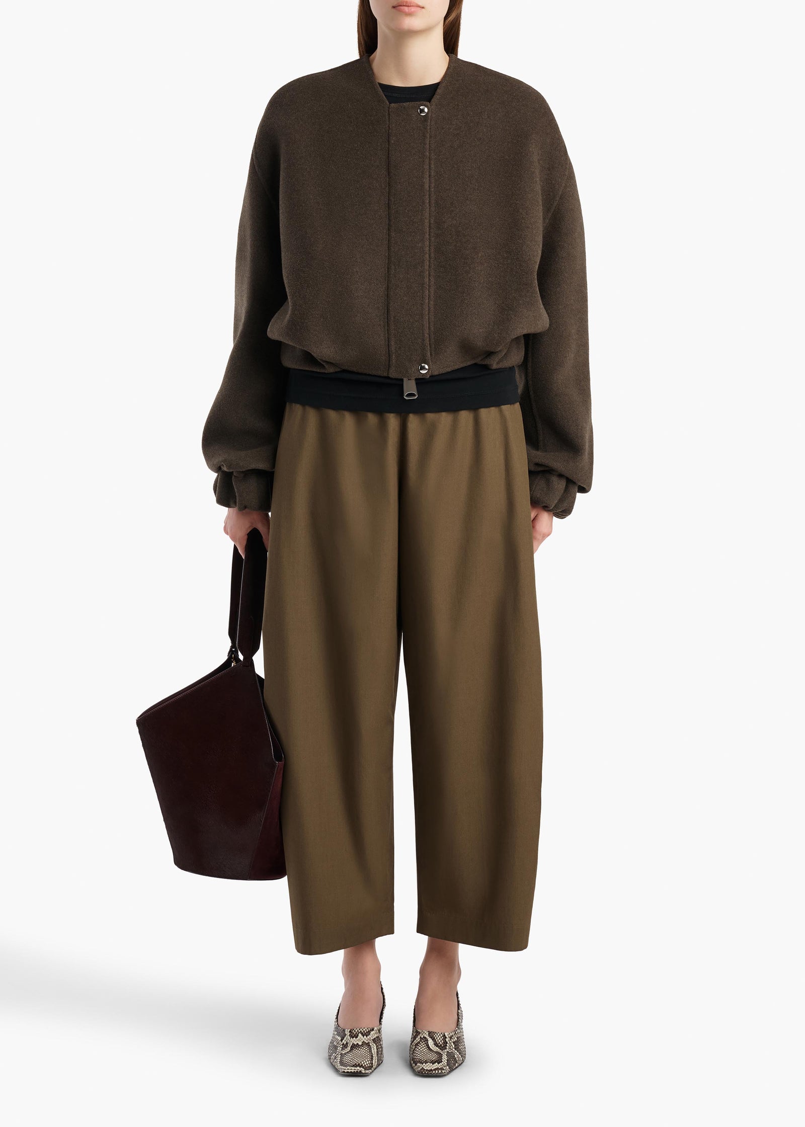 ROMA PANT DARK OLIVE 3212195 429 A STYLED