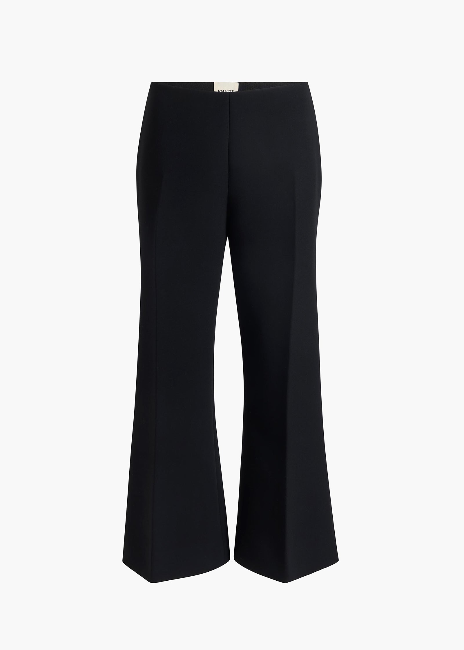 Walter Pant in Black FLAT VIEW