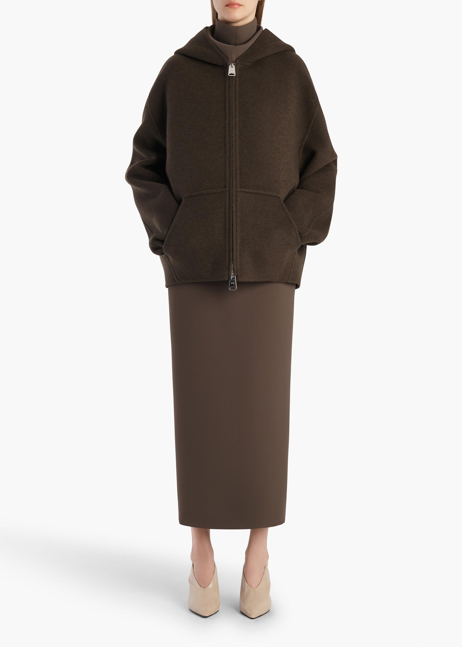 Dolem Jacket in Army Melange